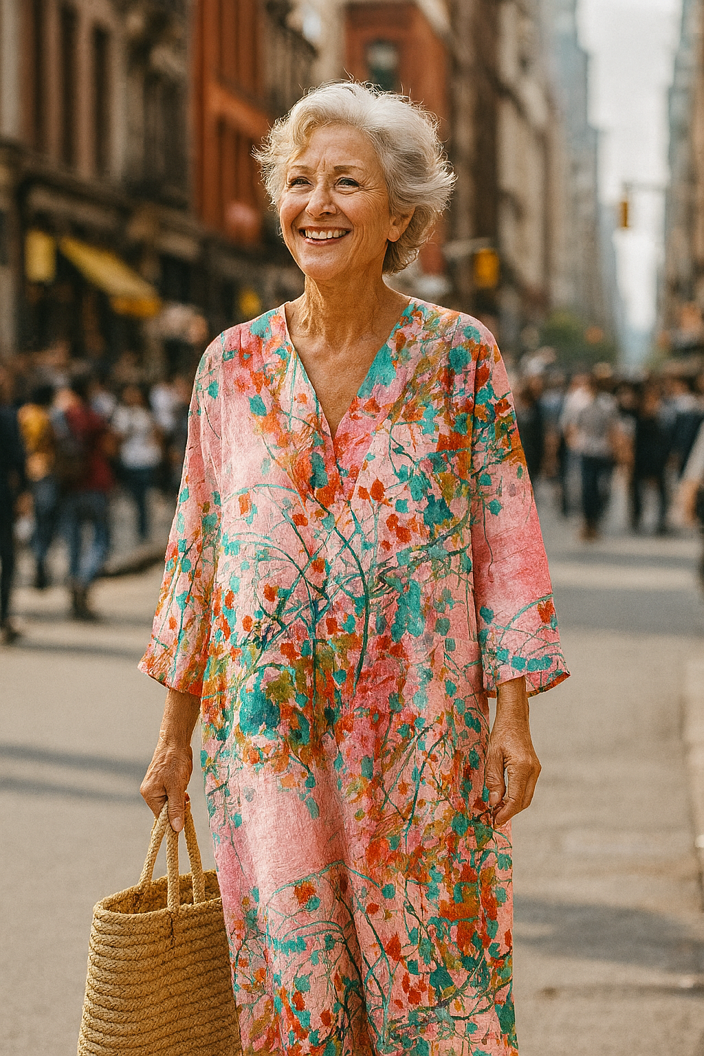 AMY | Elegant Geometric Dress