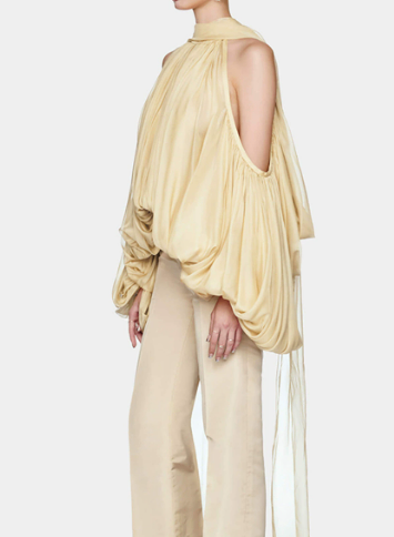 AMARA | Couture-Drapierung in fließender Seide