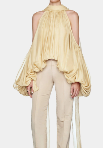 AMARA | Couture-Drapierung in fließender Seide