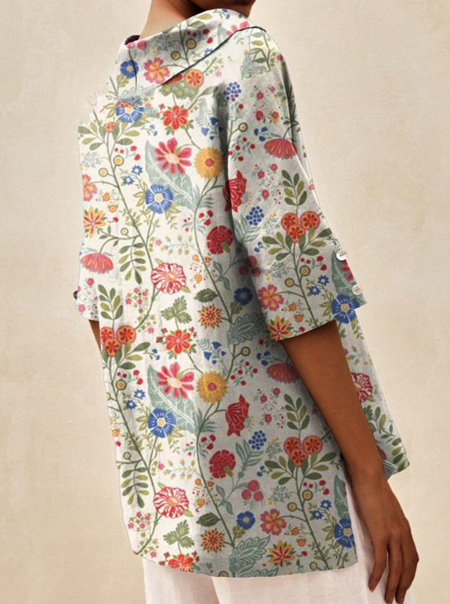 ANDREA | Stilvolles V-Ausschnitt-Top