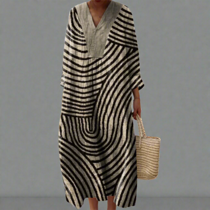 ABIGAIL | Elegantes geometrisches Kleid