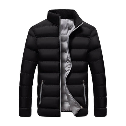 Finn™ - Blaue Winterjacke aus Baumwolle