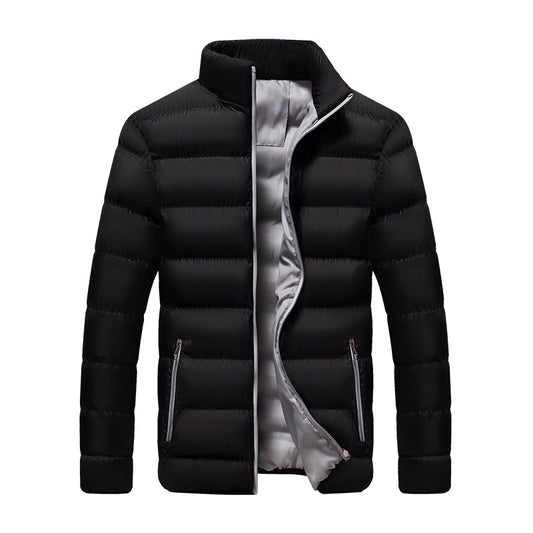 Finn™ - Blaue Winterjacke aus Baumwolle